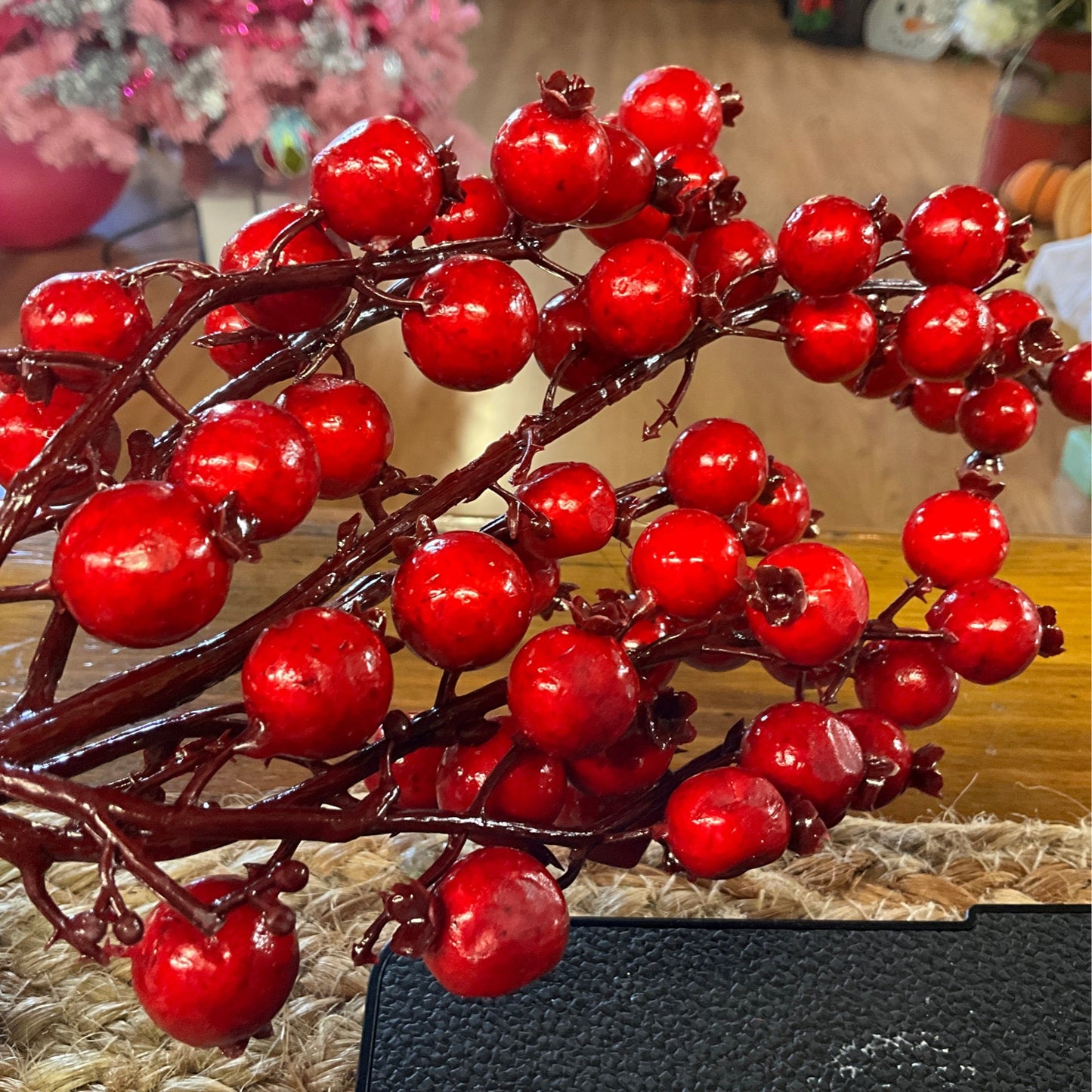 18" LARGE BERRY PICK-RED - CancreekDesigns