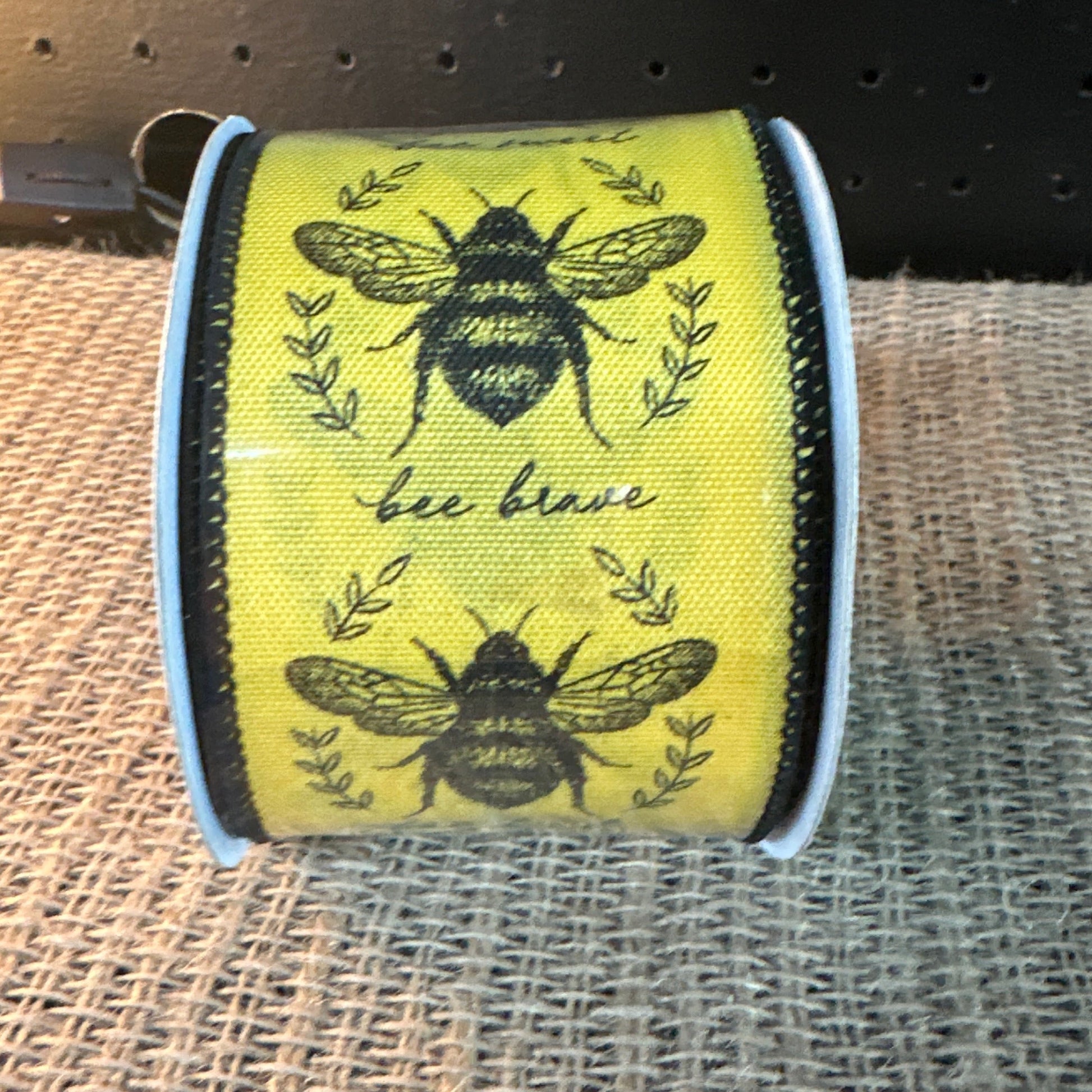 Bee 2.5" x 10 Yard ribbon - CancreekDesigns