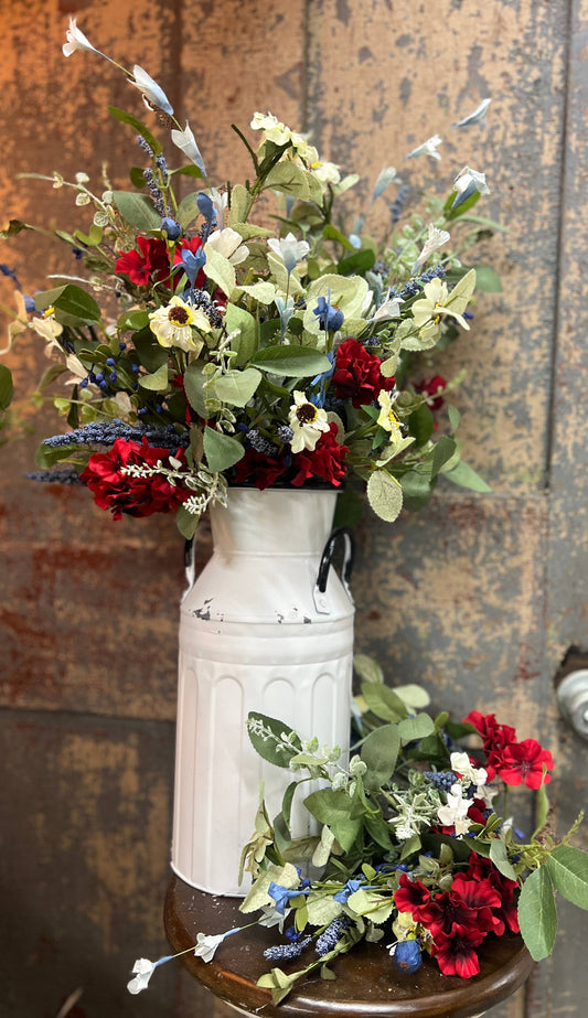 Wholesale Home Decor - Freedom Flowers 18in Spray - CancreekDesigns
