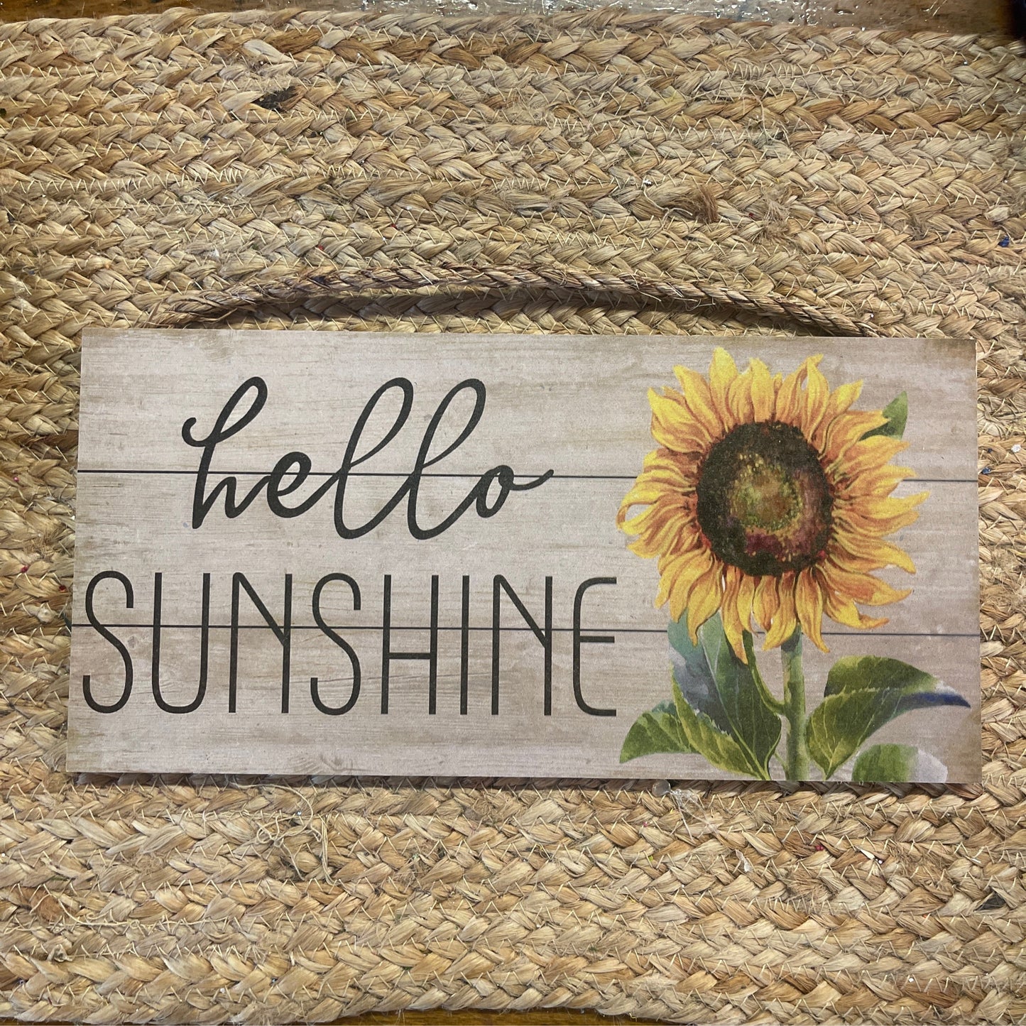 Hello Sunshine Wood - CancreekDesigns