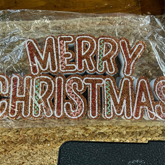 Foam merry Christmas sign - CancreekDesigns