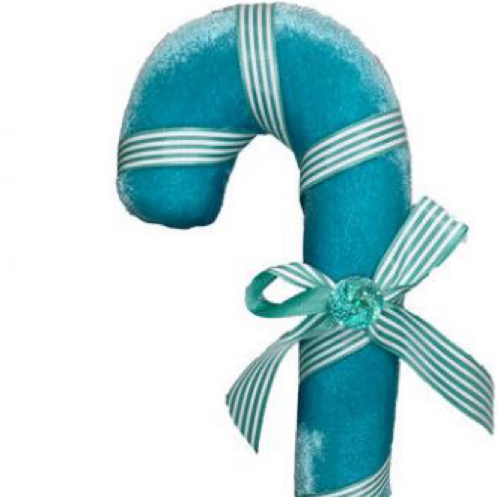 14 inch turquoise, candy, cane - CancreekDesigns