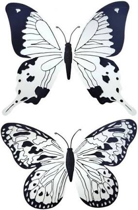 Waterproof Metal Butterfly Plaque Sold Separate - CancreekDesigns