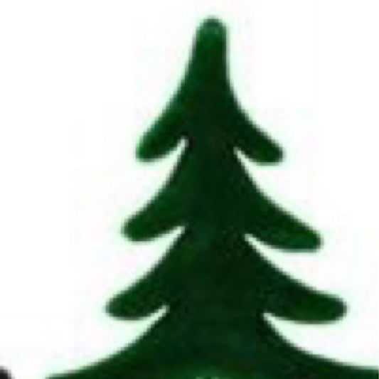 Green Christmas tree 5” - CancreekDesigns