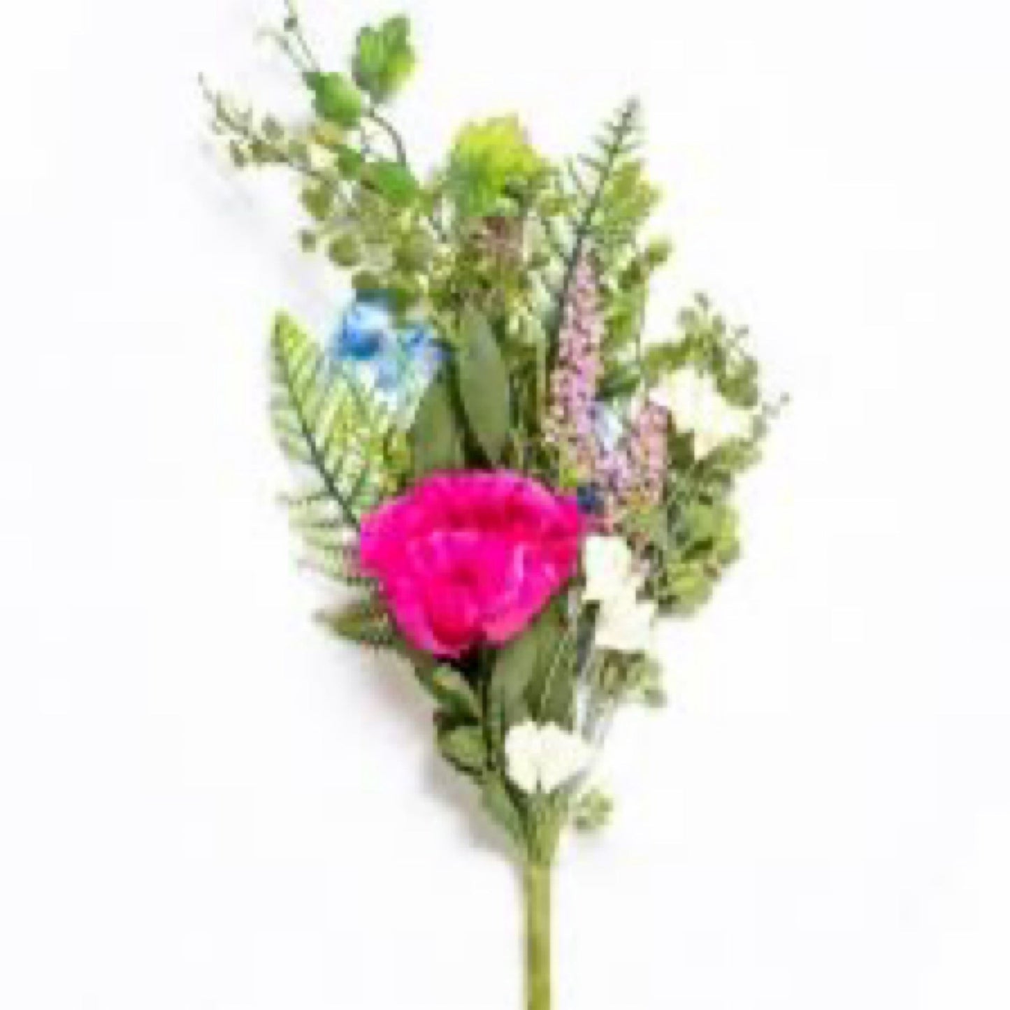 Mix flower with greenery 20” pink blue white - CancreekDesigns