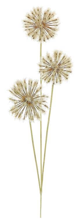 Select Artificials, Inc. - Autumn Puff Spray X3, 23.5", Olive - CancreekDesigns