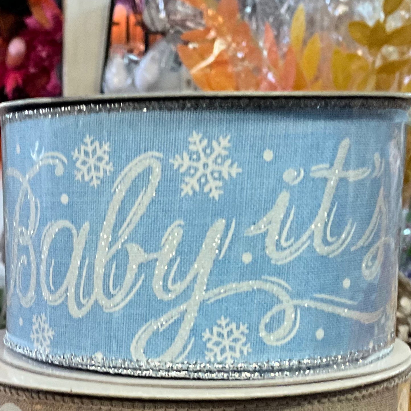 Baby it’s cold outside 2.5” ribbon - CancreekDesigns