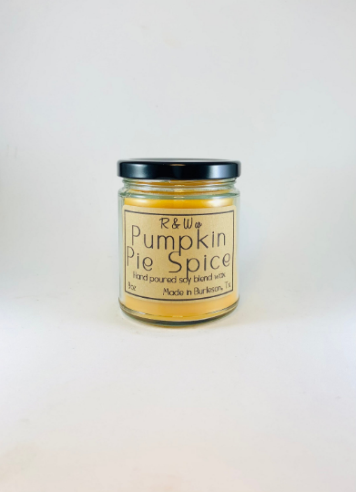 R&W Company LLC - Pumpkin Pie Spice Candles: 9oz - CancreekDesigns