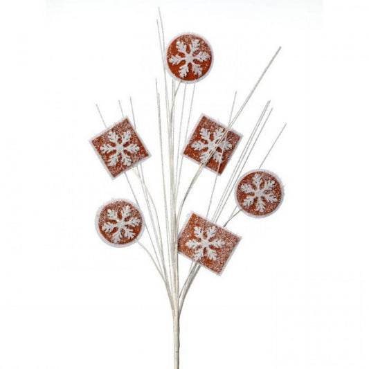 25” Frosted Gingerbread Cookie Spray - CancreekDesigns
