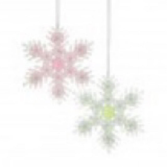 6” pastel candy snowflake - CancreekDesigns