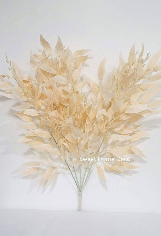 Sweet Home Deco - 20'' Silk Eucalyptus Leaves Bush, Fake Seeded Eucalyptus (Co - CancreekDesigns