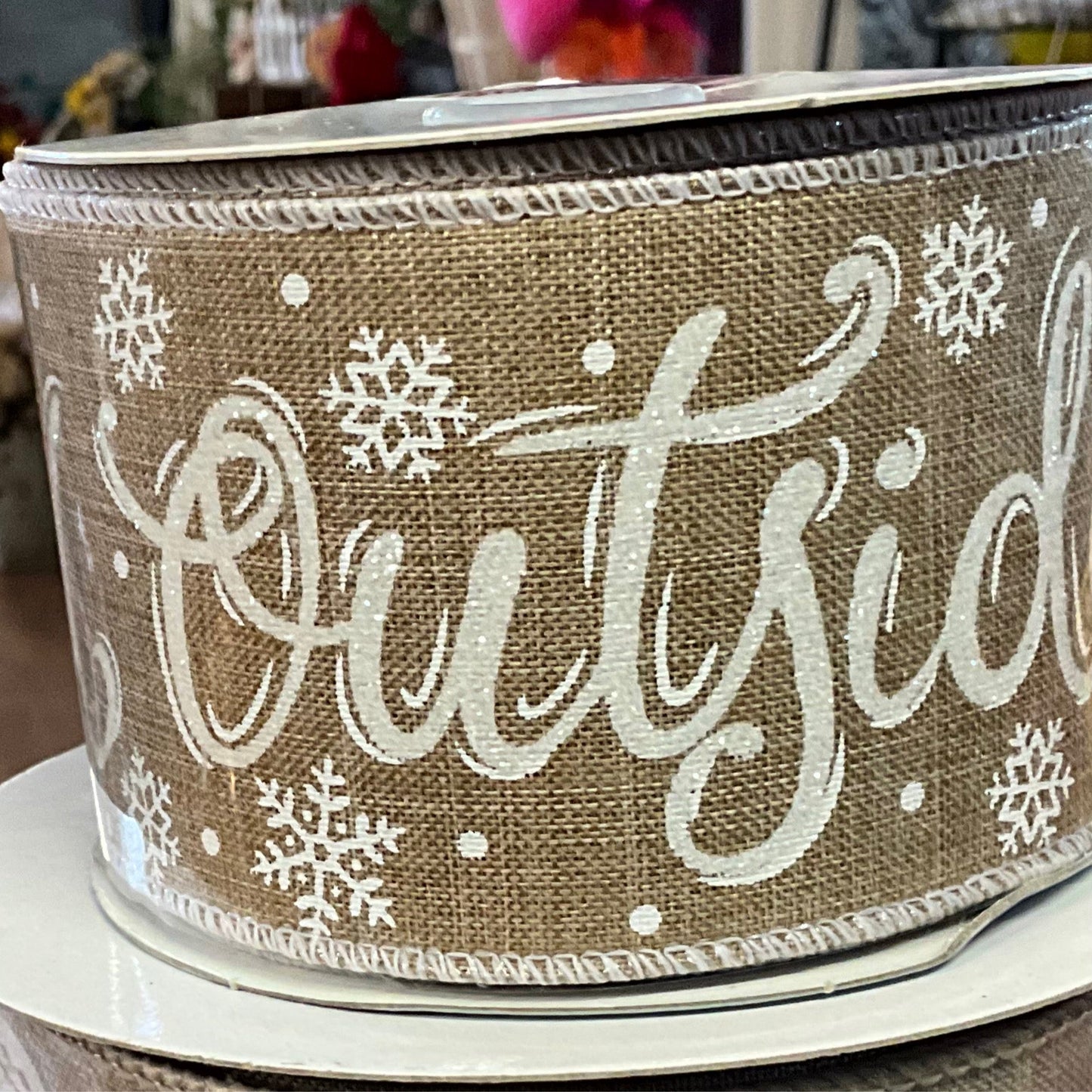 Baby it’s cold outside burlap 2.5” - CancreekDesigns