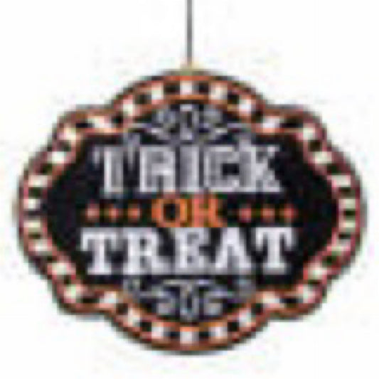 Trick or Treat ornament/sign - CancreekDesigns