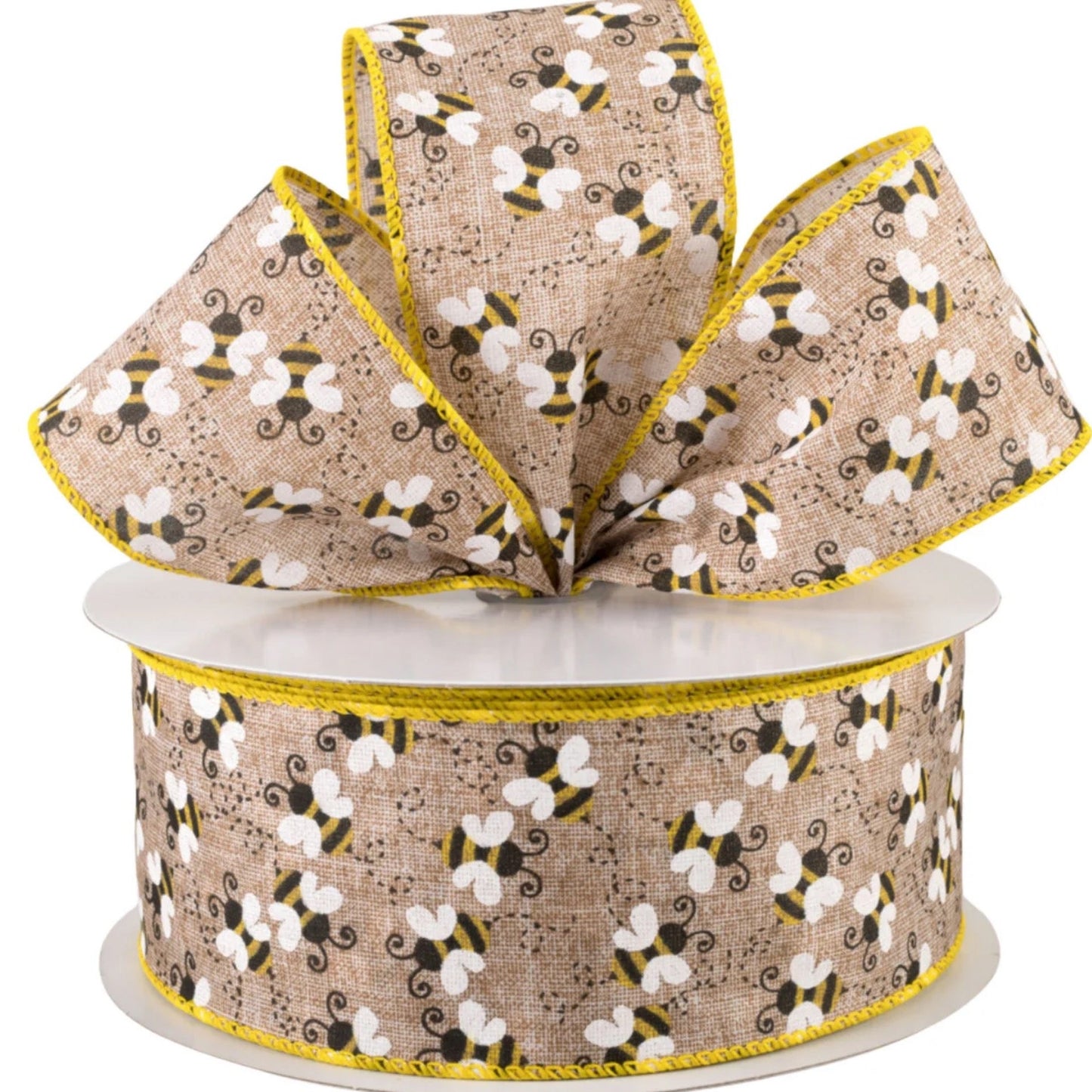 Bee ribbon 2.5 x 10 Y - CancreekDesigns