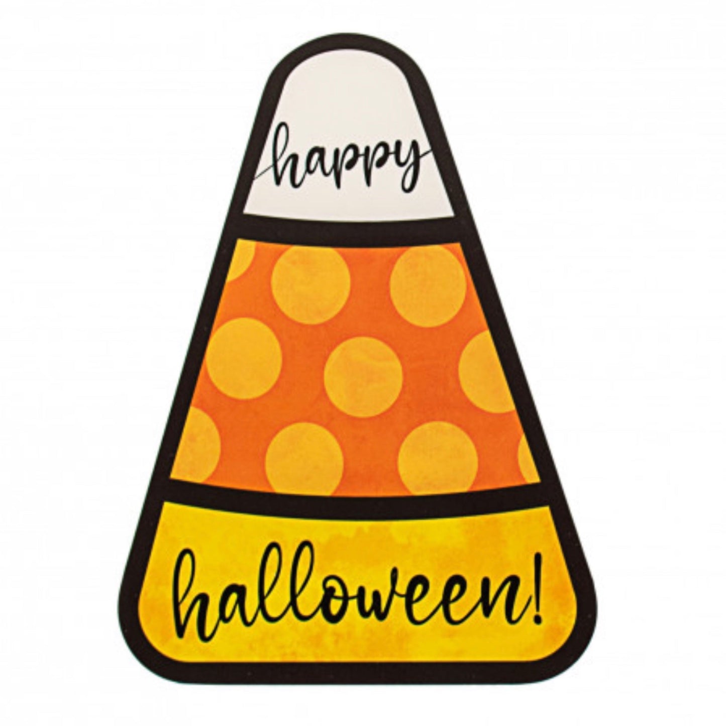 Happy Halloween Candy Corn - CancreekDesigns