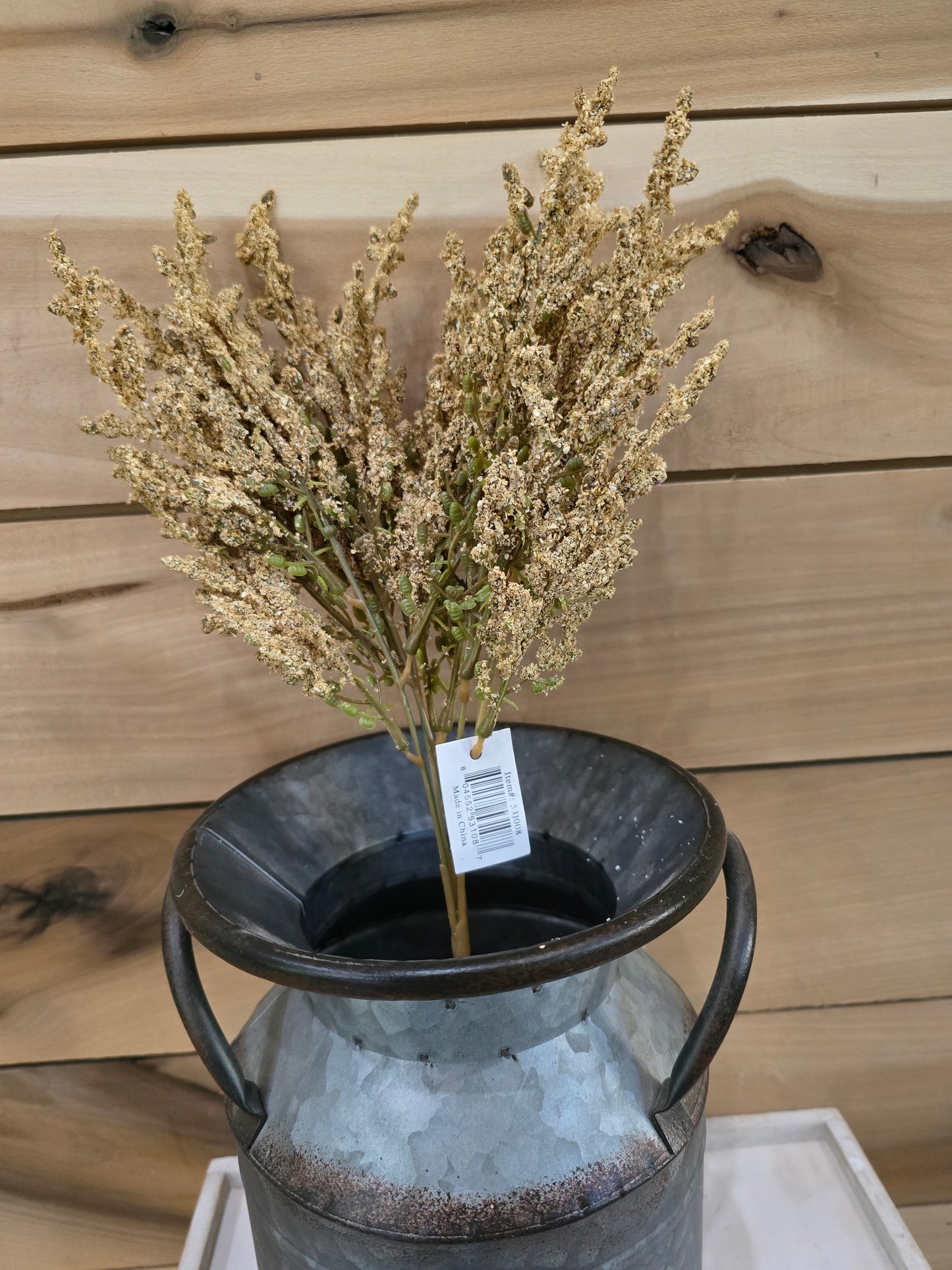 14" Bush-Sorghum Heather-cream