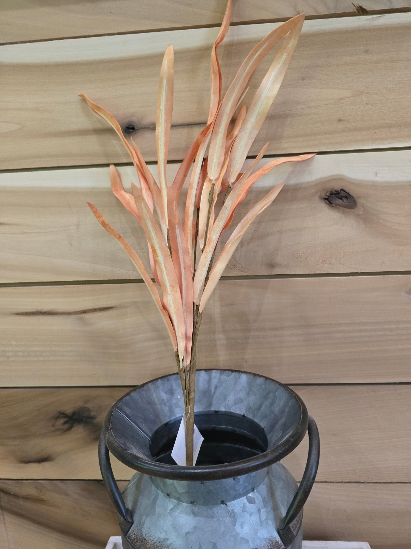 18" Pick foam Willow leaves Beige