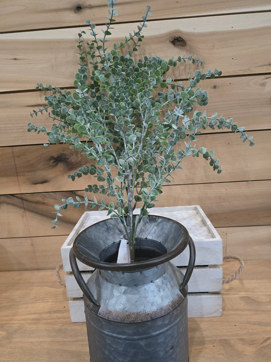 26"Tall Bush- flocked green baby. Eucalyptus